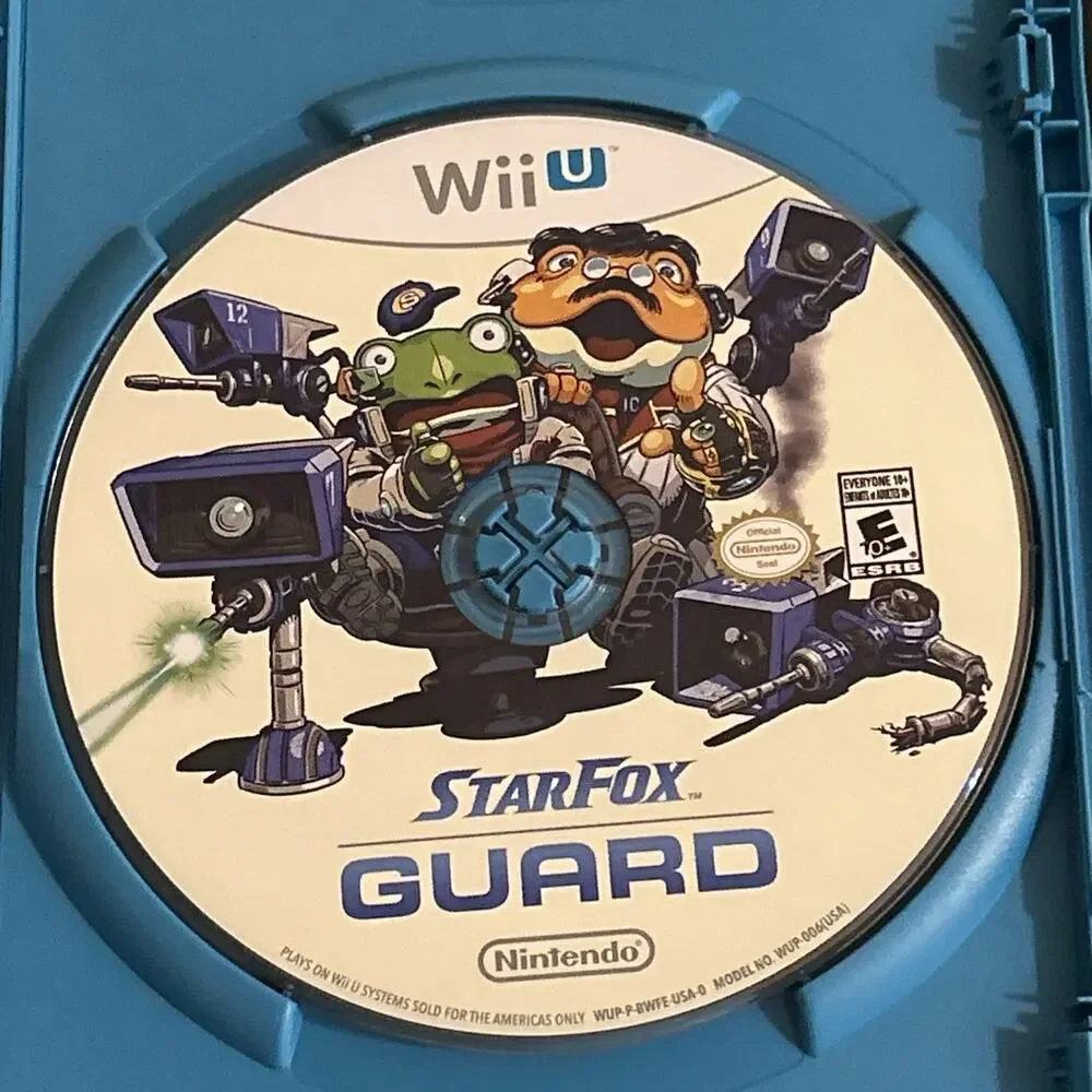 Star Fox Guard Nintendo Wii U No Manual Tested & Working